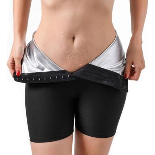Fitness Leggings Workout Suits Sweat Sauna Pants Body Shaper Slimming Pants Thermo Shapewear Shorts Waist Trainer Tummy Control