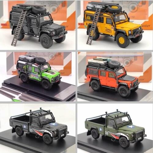Lots of Master 1:64 For L-Ro Defender 110 Diecast Model Car Camel cup Limited Edition Collection Toys Gift