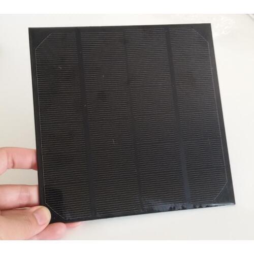 ALLMEJORES Mono solar panel 6V 4.5W High quality solar cell panel for make solar power supply.give diodes for free