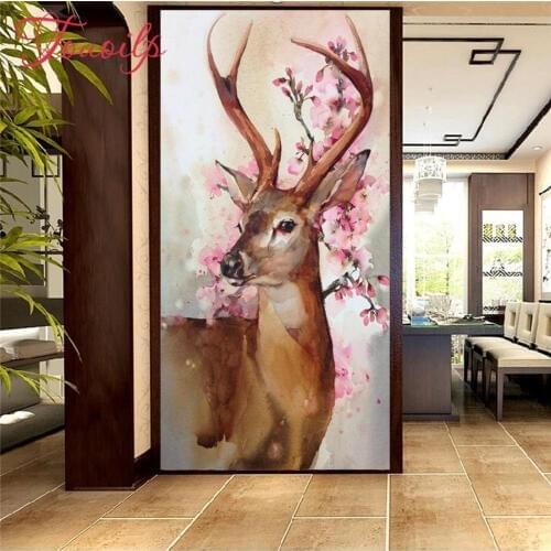 5D DIY Diamond embroidery deer Animals picture full mosaic kit round or square rhinestone Diamond painting cross stich