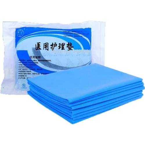 Disposable Surgical Sheet Blue Surgical Towel Surgical Drapes Non-woven Sterile Hole Sheet 20 pieces