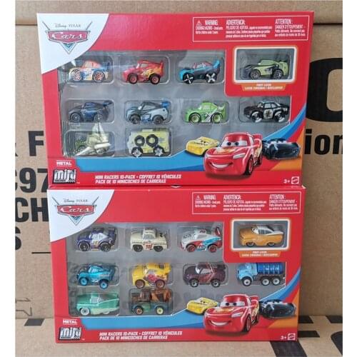 Original Disney Pixar Cars Mini Metal Racers Toys Diecast Black Storm Jackson Lightning McQueen Car Model Kid Boy Toy Gift GKG08