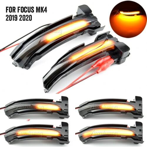 For Ford Focus Mk4 Ab Bj 2019-2020 Superb LED Dynamic Turn Signal Blinker Sequential Side Mirror Indicator Light