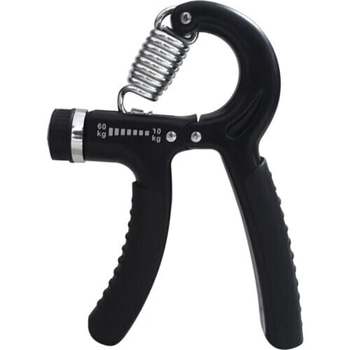 Adjustable R-Shape Pinch Countable Hand Grip Strength Exercise Strengthener Gripper Spring Finger Pinch Carpal R-Shape Expander