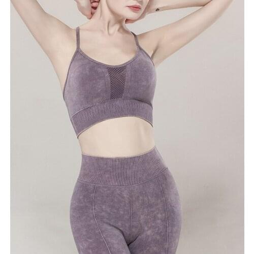 High Elasticity Yoga Tops Women Sexy Running Gym Sportswear Vest Tight Fitness Woman Sports bra High-Quality Yoga Tank Top