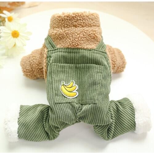 High Quality Dog Clothes Winter Pet Coat Jacket Outfit Thicken Warm Dog Jumpsuit Puppy Apparel Yorkshire Pomeranian Dog Overalls