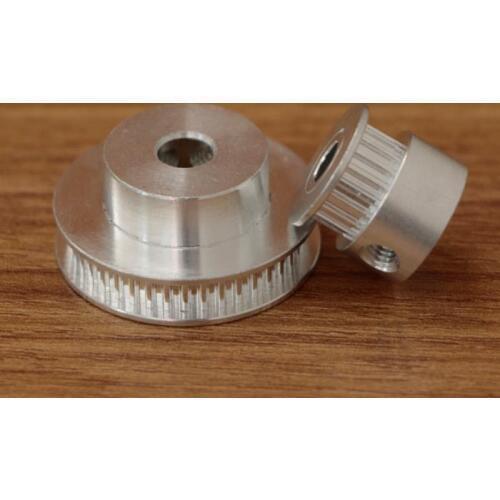 SWMAKER 1set*Alloy aluminum gear MXL-19T +MXL-41T timing pulley kit inner hole 5/MXL-41 teeth 6mm bore- bandwidth 4mm