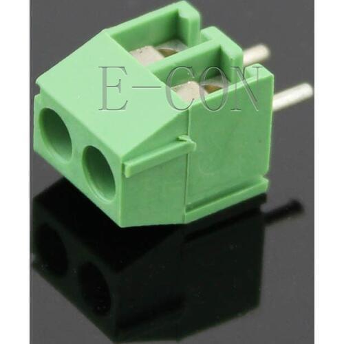 1pcs 2 poles/2 Pin 3.5mm 2 way straight pin PCB Universal Screw Terminal Block Connector