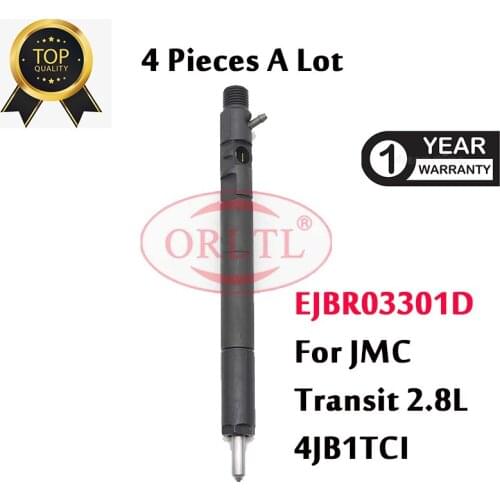 4PC Nozzle EJBR03401D Injector EJBR04501D A6640170021 6640170221 A6640170121 EJBR03301D For SSANGYONG Kyron Actyon JMC Euro 4/3
