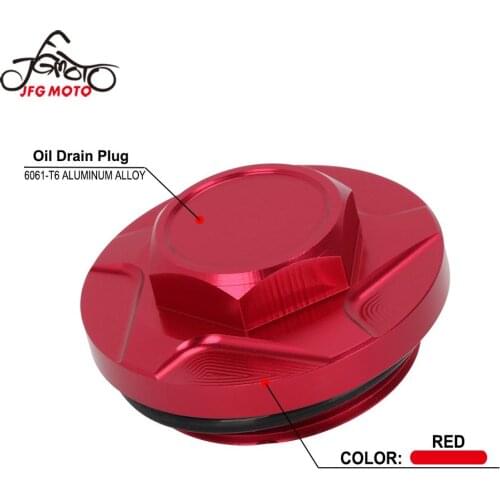 Motorcycle CNC Billet Aluminum Oil Drain Plug Bolt For Honda CRF150F 2003-2005 CRF230F 2003-2009 2012-2017 2019 CRF 150F 230F