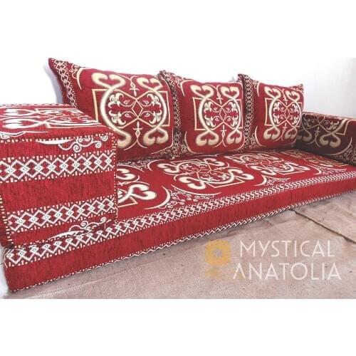 Arabic Floor Seating Sofa Majlis Cushions Oriental Jalsa Bench Area Traditional Arab Sofas Furniture