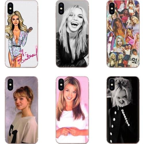Britney Spears For Apple iPhone 4 4S 5 5C 5S SE SE2020 6 6S 7 8 11 Plus Pro X XS Max XR Back Skin Colorful