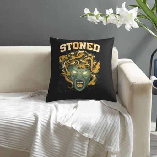 Myth Blunt Dark Humor Gift Stoned Medusa Cocaine Crack Drugs pillowcase printed cushion cover sofa waist pillow pillow cover