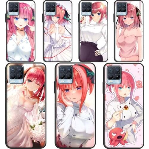 Nakano go-toubun no hanayome For OPPO Realme 8 Pro Q3 6 7 Pro GT Neo C3 C21 Case For OnePlus 9 8 Pro Nord 8T 9R Cover