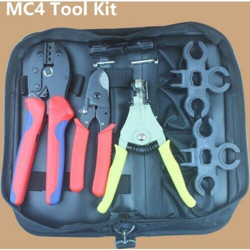 Photovoltaic Connector Terminal MC4 LY-2546 LS-2546 Crimping Tool Set with Wire Cutters Stripper Multi-function Crimper Tool Kit
