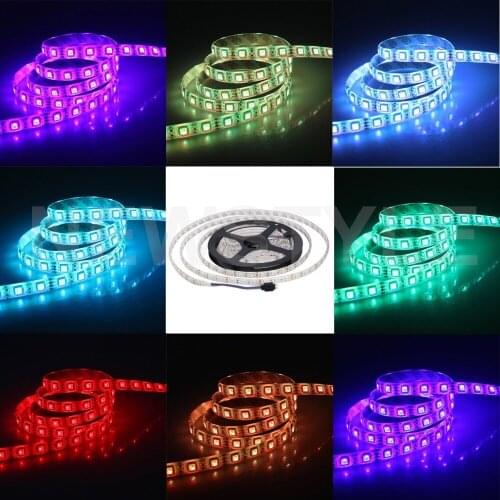 100m/lot 24V DC RGB 5050 Flexible LED strip Red Blue Green Yellow RGB Color Waterproof IP65 Epoxy DC 24V LED Strip For Truck