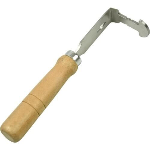 Hive Scraping Tool Stainless Steel Bee Hive Cleaner Honey Shovel with Wood Handle Beekeeping Supplies