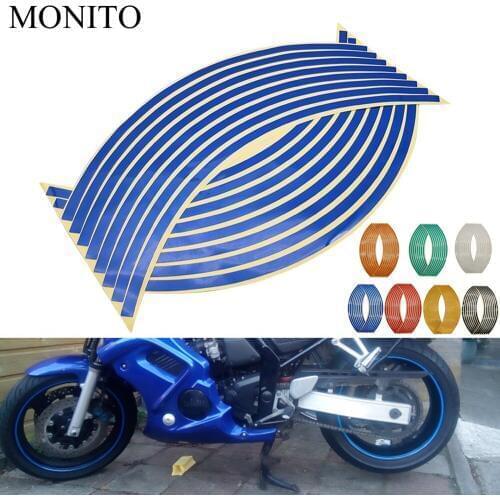 Motorcycle Wheel Sticker Reflective Decals Rim Tape Strip For DUCATI Monster M600 M620 M750 M900 Scrambler 1100 Accessories