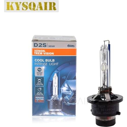 KYSQAIR 1 Piece Original 66240 66440 12V 35W D2S 6000K 4300K 8000K HID Xenon Light Bulbs 35W D4S Car Headlight Standard Lamp