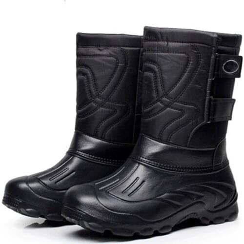 Lightweight Waterproof Warm Fishing Snow Boots Winter Outdoor Skiing Climbing Hunting Thick Sole Thermal Antislip Cotton Shoes