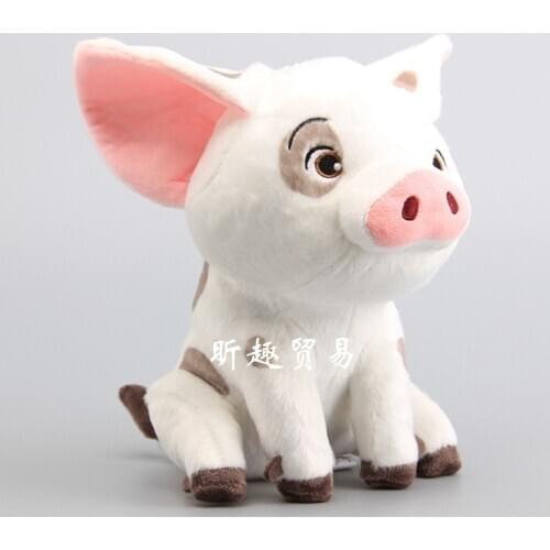Moana Large Pet Pig Pua Plush Toy Sitting Piggy Doll Disney Anime Figure Model Christmas Gifts