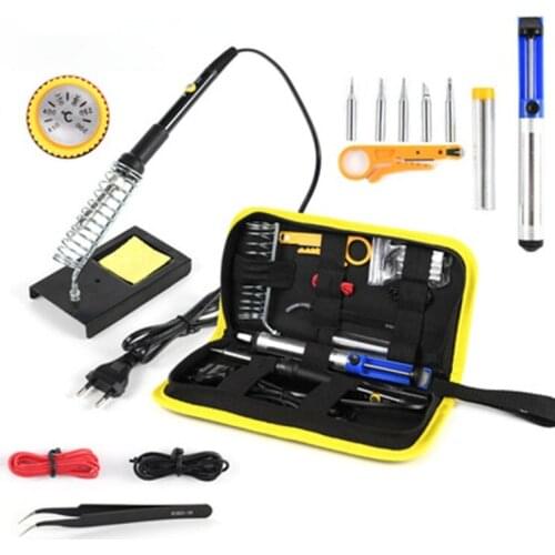 60W Soldering Iron Kit Electrical Pencil Repair Tools Durable Wire Station Adjustable Temperature Supply Household Gadget Device