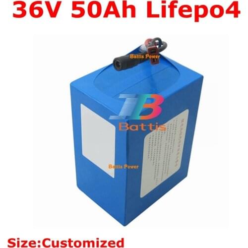 Rechargeable High Capacity 36v 50ah lifepo4 battery pack for telecom base station golf cart battery motorhome UPS E-bike mower