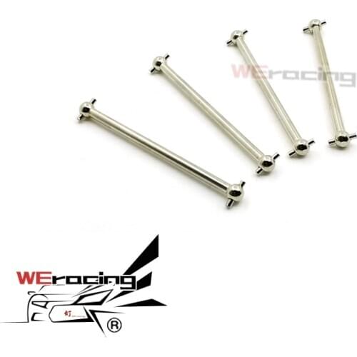 2pair HSP 08059 Silver Steel Front/Rear Dogbone drive shaft 61mm 73mm 84mm For 1/10 94103 94122 94123 RC Model Car S157