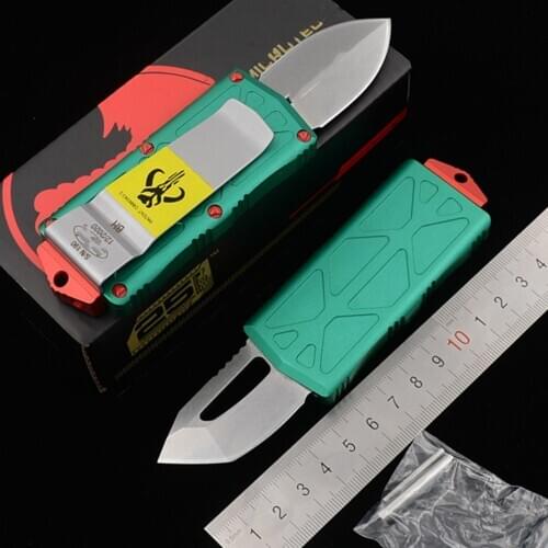 JUFULE Made Mini MT2021 Bounty Hunter Aluminium handle Steel Blade Survival EDC camp hunt outdoor kitchen Tool Key Utility knife