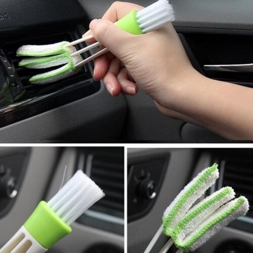 Car Air Conditioner Vent Brush Slit Paint Cleaner Spot Rust Spot Remover Brush Dusting Blinds Keyboard Cleaning Car Wash Brush