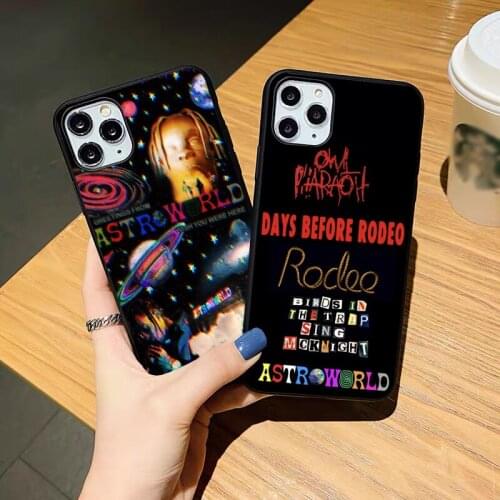 Astro Worlds Silicone TPU soft phone case For iPhone 12Mini 11Pro max 12pro Max XSMax XR 7 8 6s Plus SE2020 5s cover