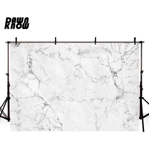 DAWNKNOW Texture Marbling Photography Background Photocall White Uniquely Marble Backdrop Children Photo Studio lv1297