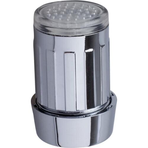 Bathroom Decor Stainless Steel Faucet Tap 7 Color Rgb Light Led Glow Water K4T7