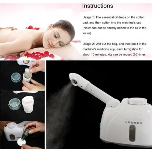 Aroma Draagbare Stomen Damp Ozon Beauty Vaporizador skin Moisturizer Steamer Gezichtsverzorging Kruiden Huid Ontspannen