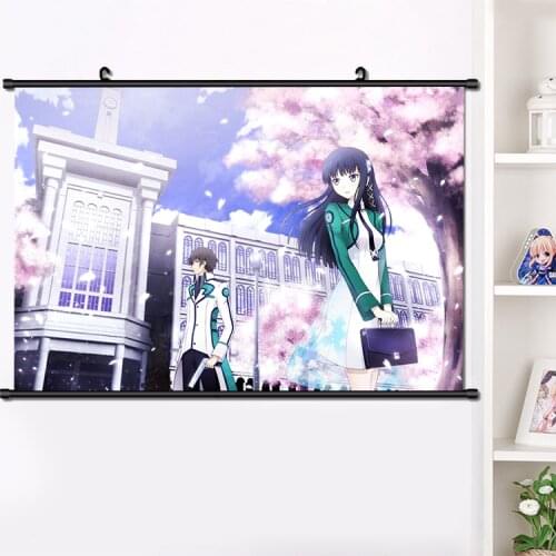 Japan Anime Mahouka Koukou no Rettousei shiba tatsuya shiba miyuki Chiba Erika Wall Scroll Poster Home Decor Collection 40*60cm