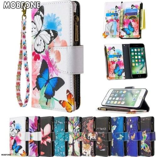 Funny Zipper Leather Case for Samsung Galaxy S21 Ultra S 21 Patterned Cartoon Flip Cover for Samsung S21 PLUS S21+ Fundas Etui