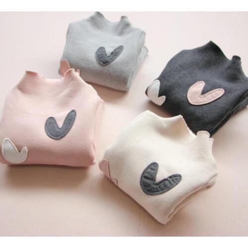 2019 New Winter Item Girl Cute Thick And Warm Tshirt