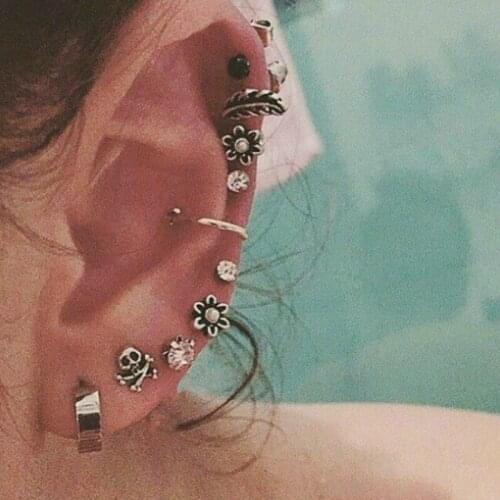 1 Set Sell Women Tassels Circle Metal Bohemian Hoop Earrings for Women Personality Suit Jewelry