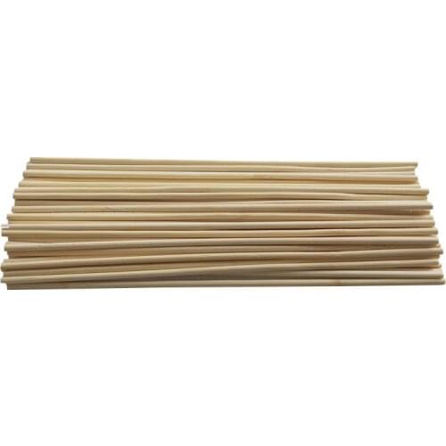50pcs Wooden Plant Grow Support Bamboo Plant Sticks Garden Canes Plants Flower Support Stick Cane Dia 3/4/5mm