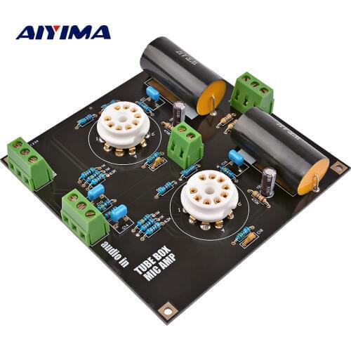 AIYIMA X10-D Music Fidelity Bile Preamp Tube Amplifier Buffer Board HIFI Preamplifier Dual 12-30V Home Theatre