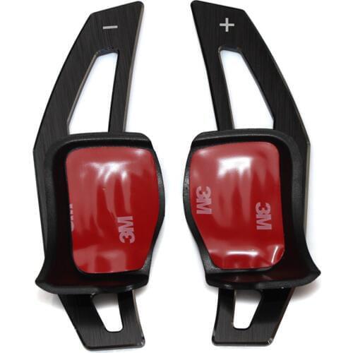 Steering Wheel Aluminum Shift Paddles Car Sticker For Volkswagen VW Golf 6 MK6 GTI Jetta MK5 POLO Passat B6 CC Scirocco R36 R20