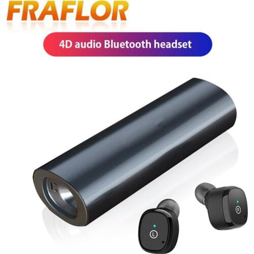 Binaural Wireless Bluetooth D01 TWS Earphones Mini Sports Stereophone Bass Earphones Gaming Headset For iPhone Xiaomi Samsung