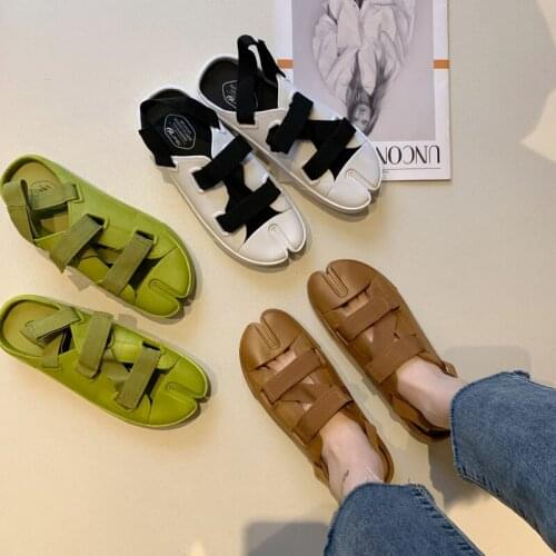 Flat Sandal Shoe Med Suit Female Beige All-Match Summer Heels 2021 Womens Without Medium Comfort Closed Fashion Black Girls Vel