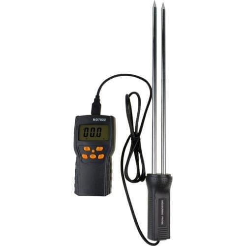 Digital Grain Moisture Temperature Meter Contains 2%-30% LCD Display Humidity Tester Wheat Corn Rice Moisture Probe MeasureTools