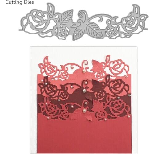 Crafteasy Rose Flower Metal Cutting Dies Stencils For Diy Scrapbooking Album Paper Cards Decorative Embossing Die Crafts