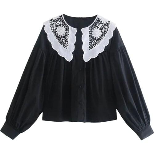 Блузки с воротником Daveanddi China At AliExpress