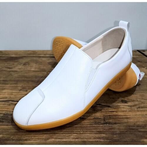 Leather ox tendon sole Tai Chi loafers mens and womens ox skin Tai Chi training shoes Autumn winter leisure shoes Kung fu shoe