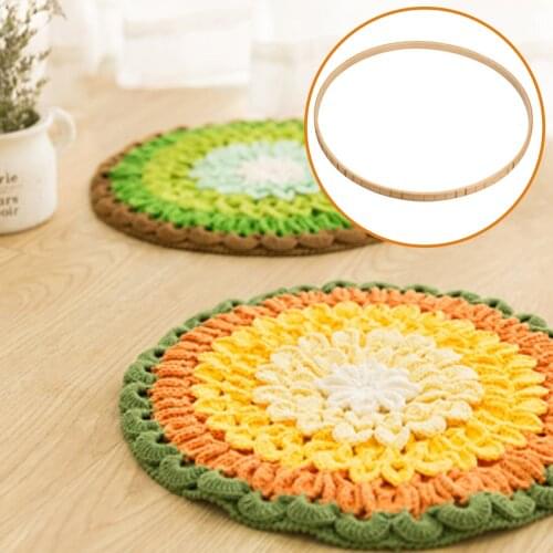 Round Wooden Loom Hand-knitting Machine For DIY Handmade Wall Hangings Household Weaving Tools