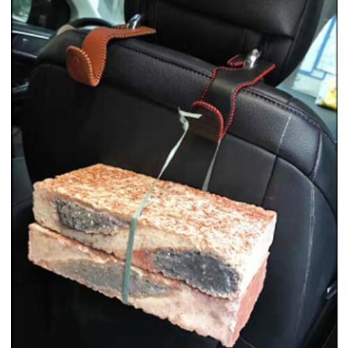 Auto Seat Headrest Hanger Bracket Hook Car Interior Accessories Universal Leather High Quality Seat Hooks