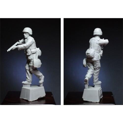 1:35 Scale Die-cast Resin War Scene Model Iraq War Modern U.S. Army 101 Airborne Sergeant White Model 1239
